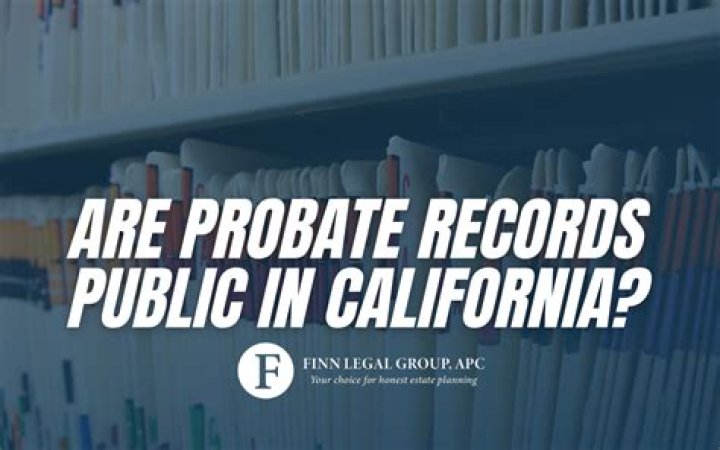 Are probate records public in Georgia?