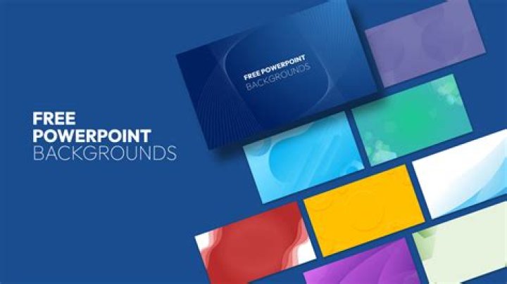 How can I download PowerPoint backgrounds for free?