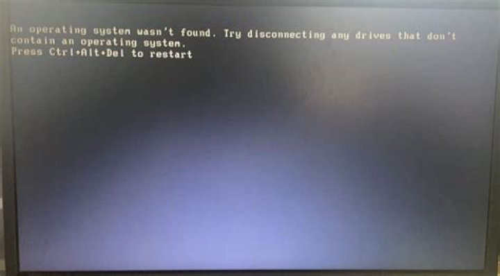 How do I fix missing operating system without CD?