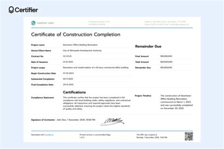 How do I get a building regulations completion certificate?