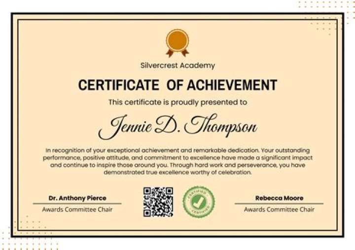 How do you create an award certificate?