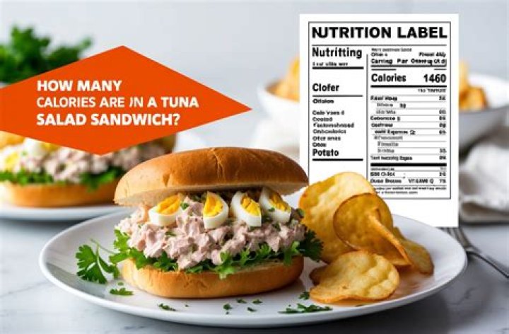 How many calories are in a tuna salad sandwich?