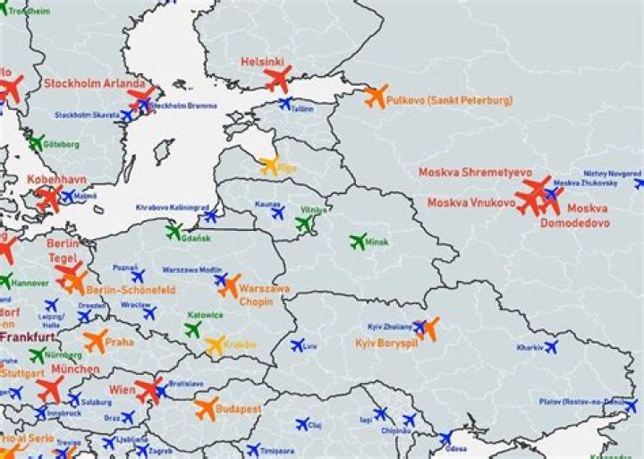 How many international airports are in Belgium?
