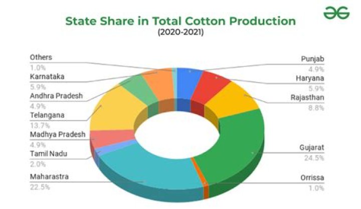 How much cotton is produced each year in India?