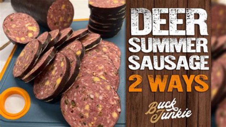 How much pork fat do you add to deer summer sausage?