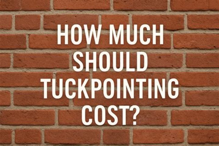 How much should tuckpointing a chimney cost?