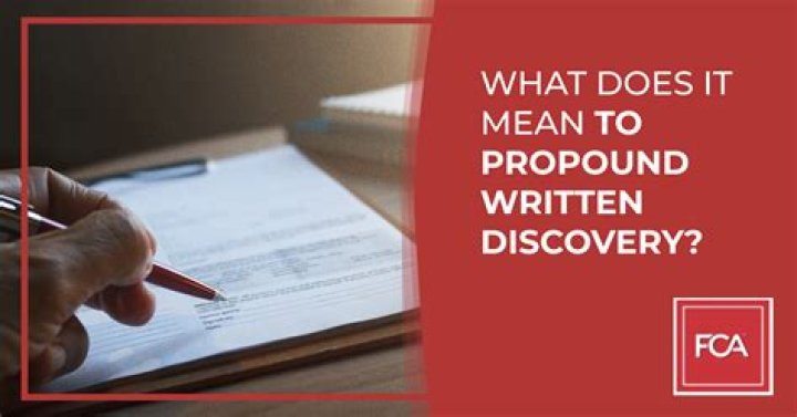 What does propounded by mean?