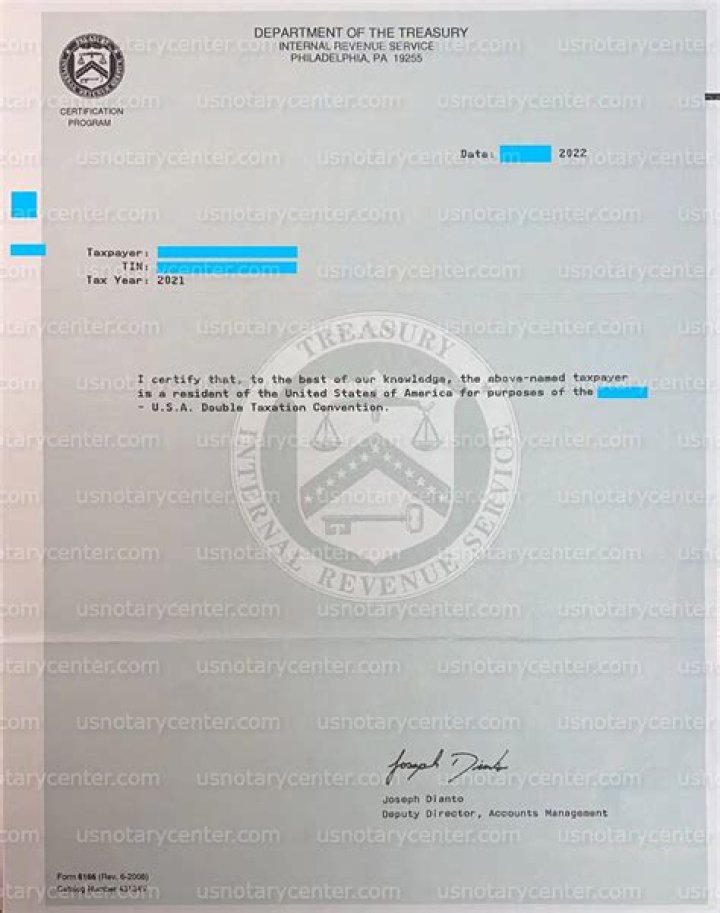 What is IRS certification?
