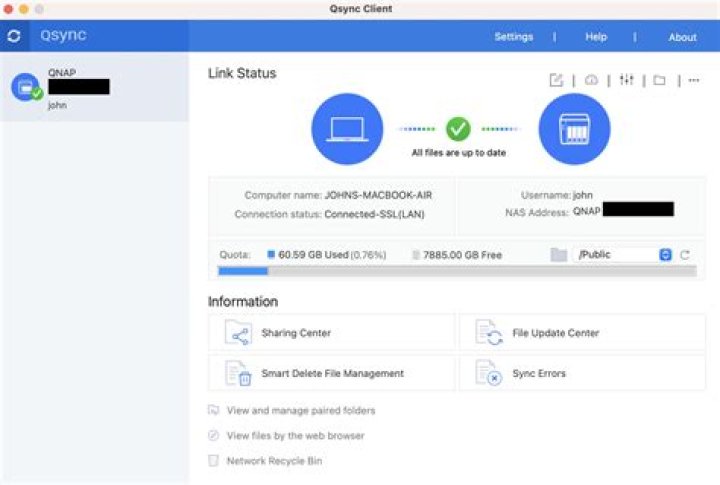 What is Qsync client?