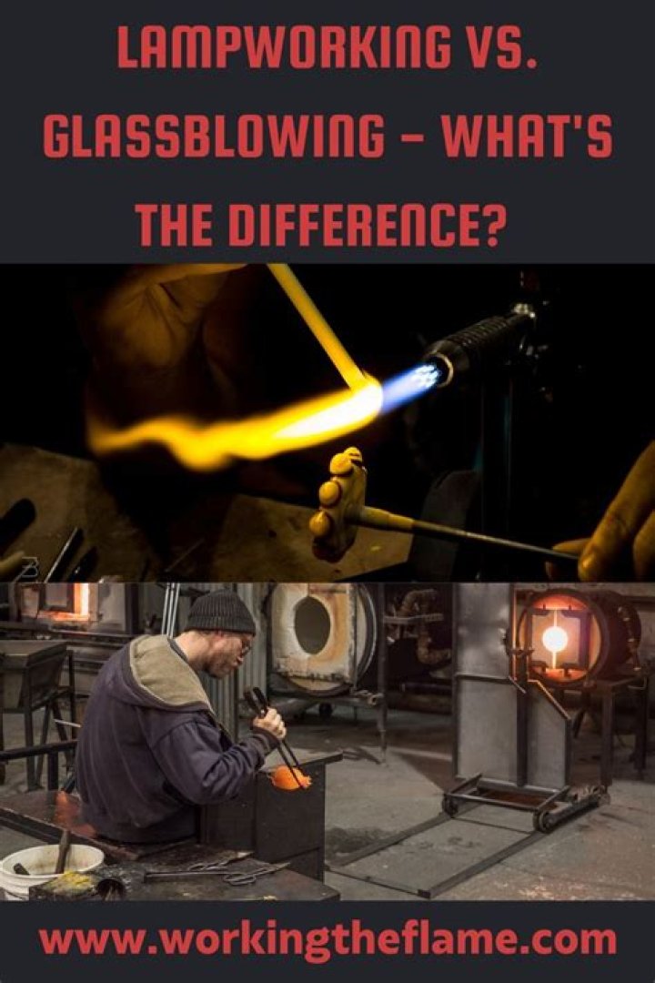 What is the difference between lampworking and glass blowing?