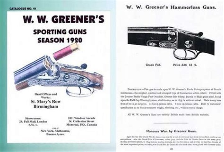When were Greener shotguns made?