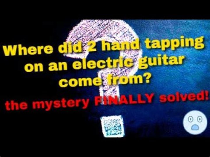 Who invented 2 handed tapping?